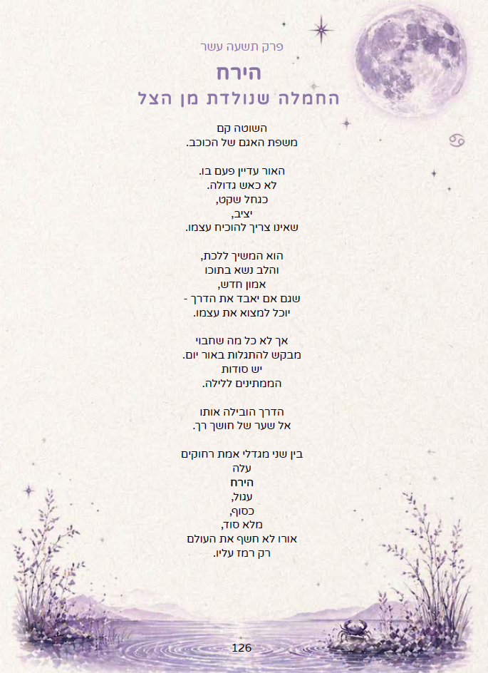 עמוד מתוך פרק הירח