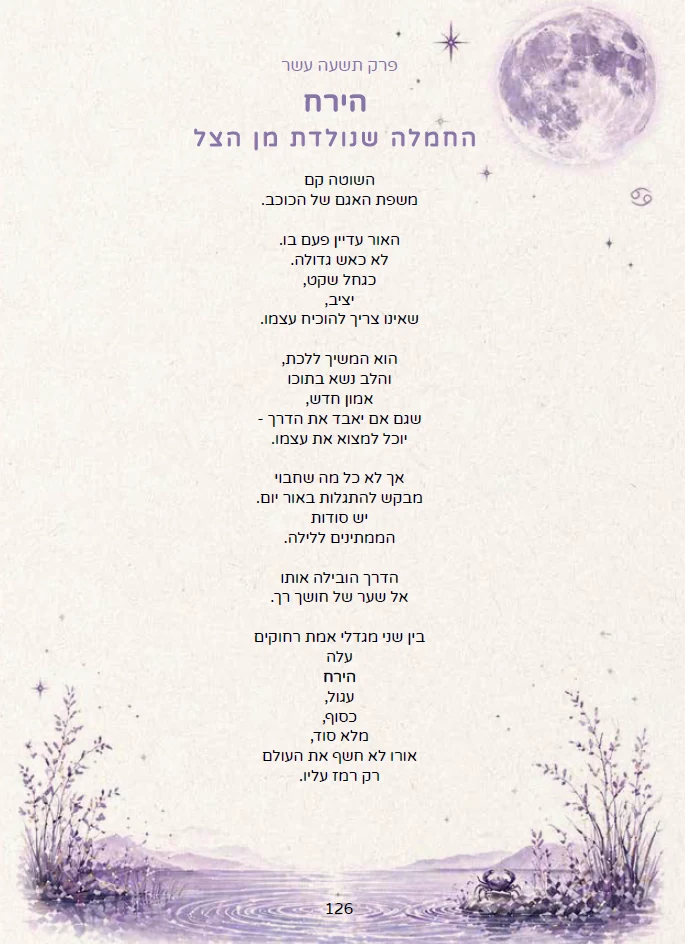 עמוד מתוך פרק הירח